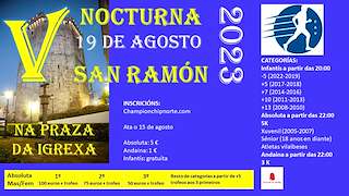 VII Carreira Nocturna San Ramón en Vilalba