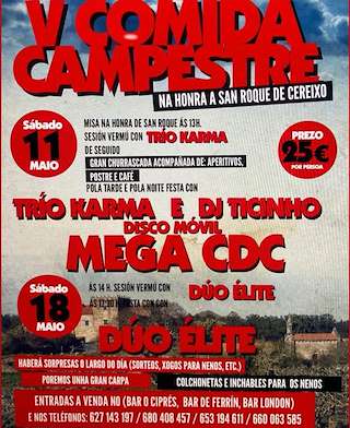VI Comida Campestre de Cereixo en Vimianzo