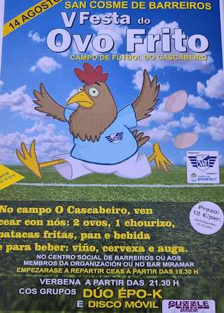 VII Festa do Ovo Frito en Barreiros