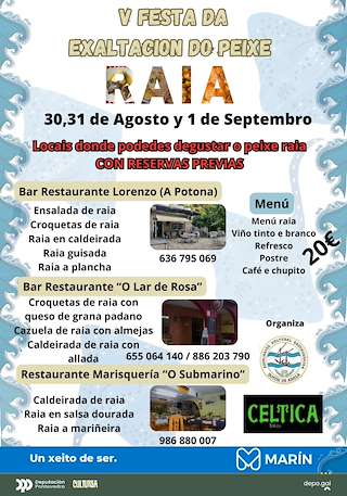 VI Festa Exaltación do Peixe Raia en Marín