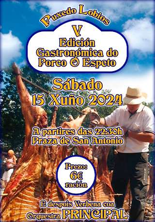VI Festa Gastronómica do Porco ó Espeto de Puxedo en Lobios
