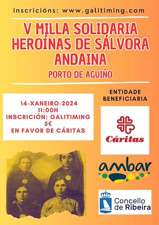 VII Milla Solidaria Heroínas de Sálvora en Ribeira