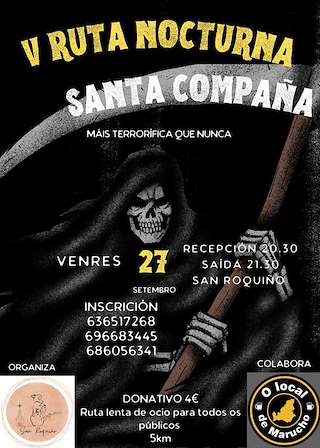 VI Ruta Nocturna en Lousame