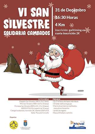 X San Silvestre Solidaria (2025) en Cambados