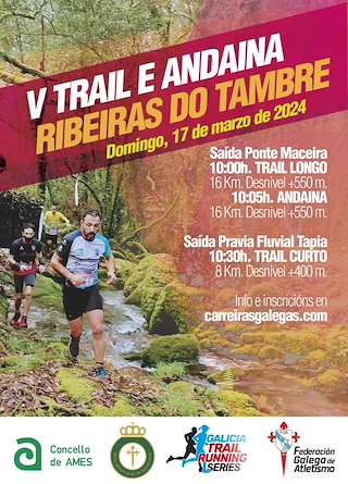 VI Trail e Andaina de Ribeiras do Tambre en Ames