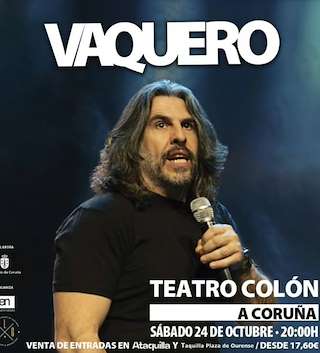 Fechas, información, programa, cartel, imágenes, mapa y ubicación de Vaquero de JJ Vaquero (2026)  en  A Coruña