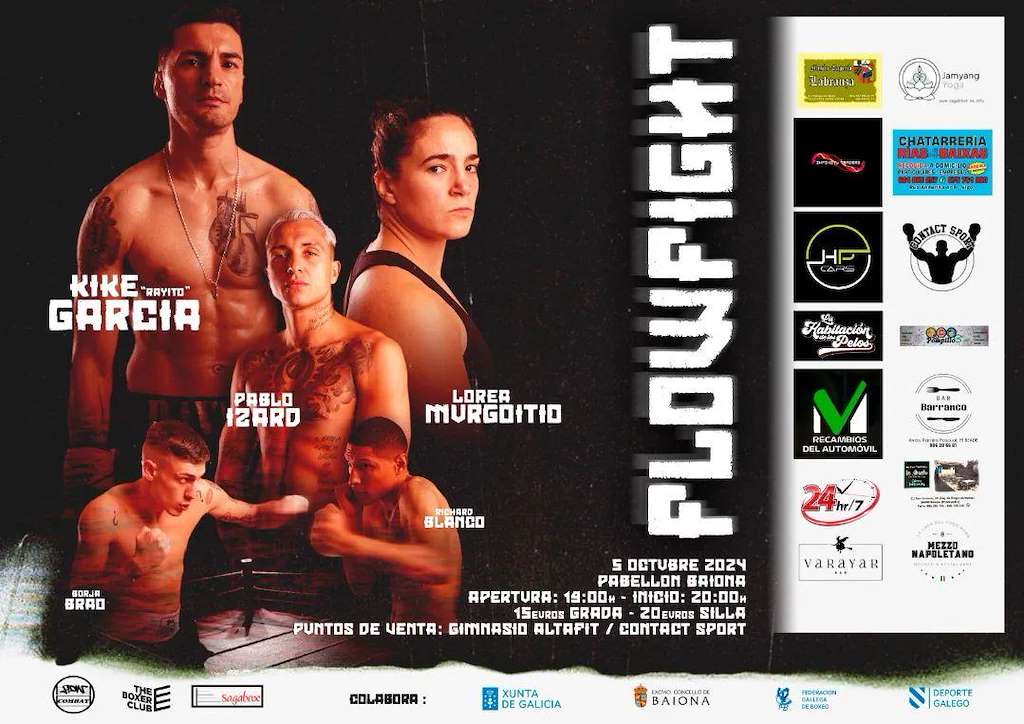 Velada de Boxeo Flow Combat TBC en Baiona