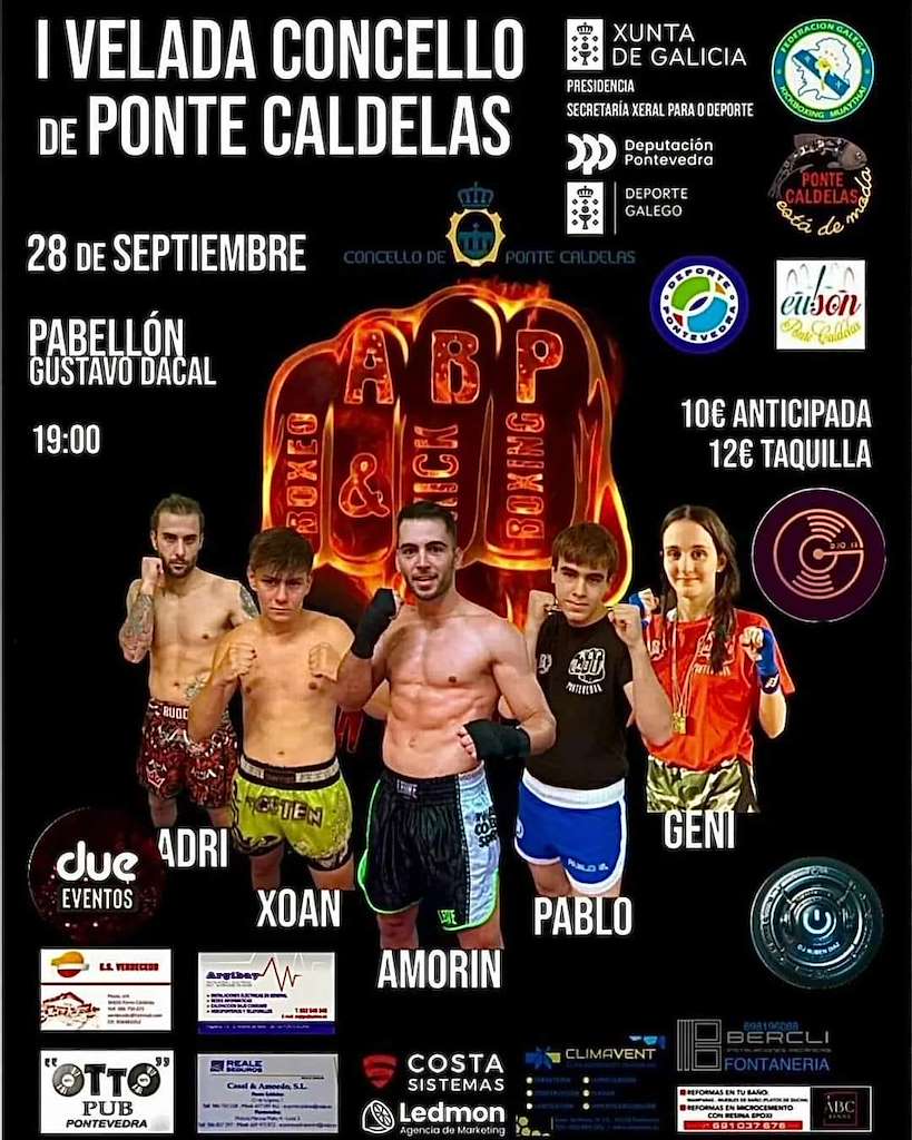 I Velada de Boxeo & Kick Boxing en Ponte Caldelas