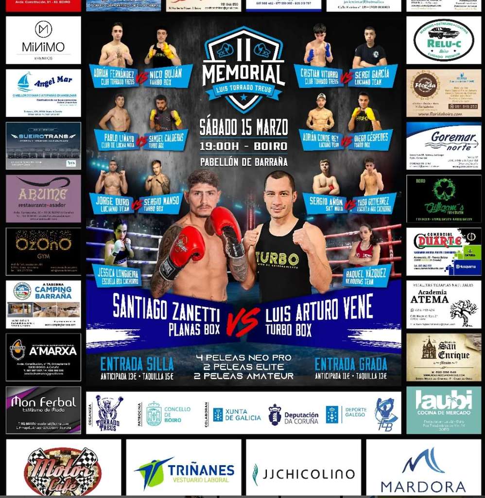 Velada de Boxeo - II Memorial Luis Torrado Treus en Boiro