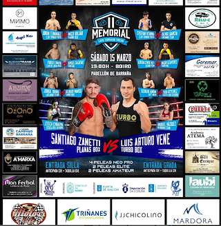 Fechas, información, programa, cartel, imágenes, mapa y ubicación de Velada de Boxeo - II Memorial Luis Torrado Treus  en  Boiro