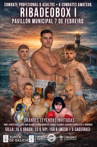 Fechas, información, programa, cartel, imágenes, mapa y ubicación de Velada de Boxeo Ribadeobox (2026)