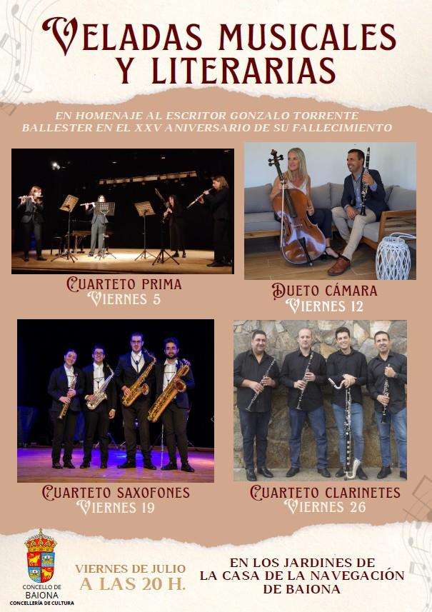 Veladas Musicales y Literarias en Baiona