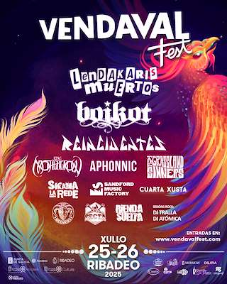 Fechas, información, programa, cartel, imágenes, mapa y ubicación de Vendaval Fest  en  Ribadeo