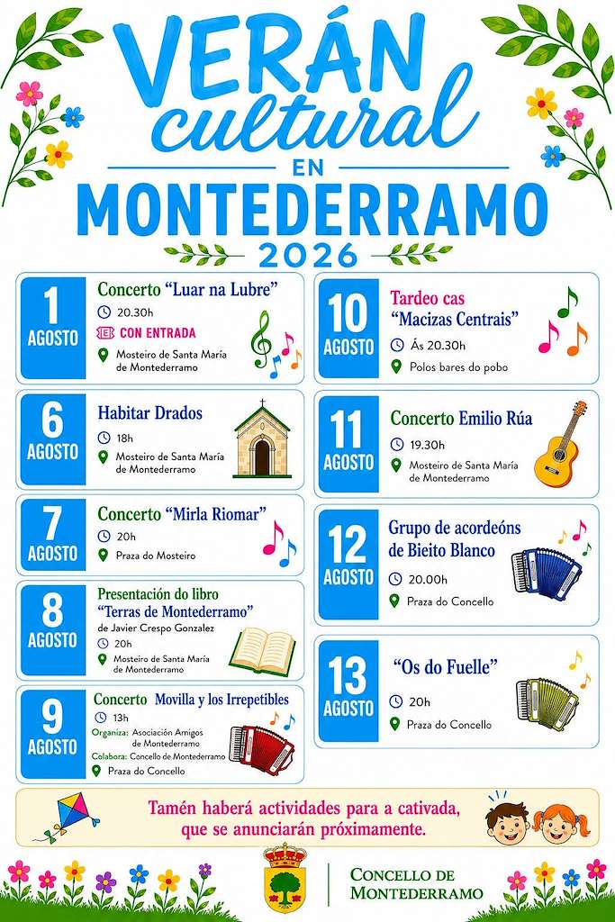 Verán Cultural (2026) en Montederramo