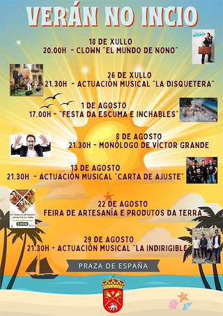 Fechas, información, programa, cartel, imágenes, mapa y ubicación de Verán no Incio