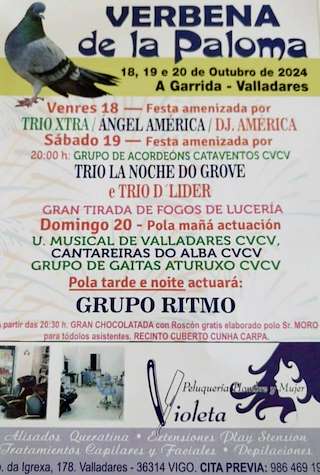 Verbena de la Paloma de A Garrida en Vigo