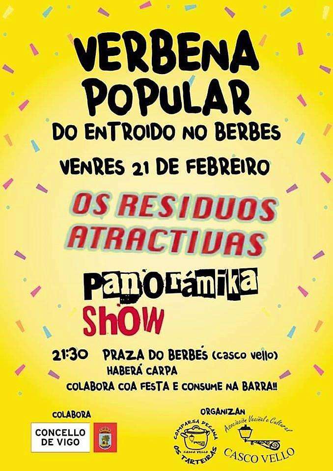 Verbena Popular do Entroido no Berbés  en Vigo