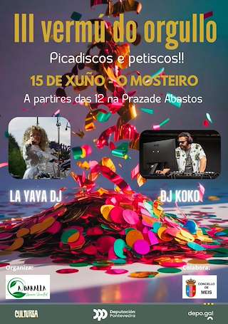 Fechas, información, programa, cartel, imágenes, mapa y ubicación de III Vermú do Orgullo  en  Meis