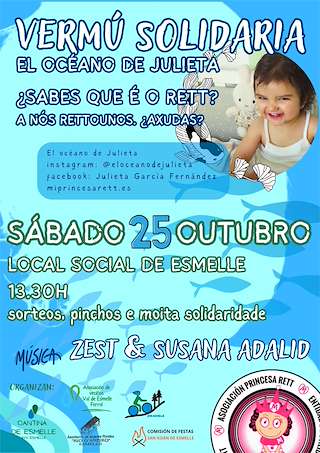 Fechas, información, programa, cartel, imágenes, mapa y ubicación de Vermú Solidaria de Esmelle (2025)  en  Ferrol