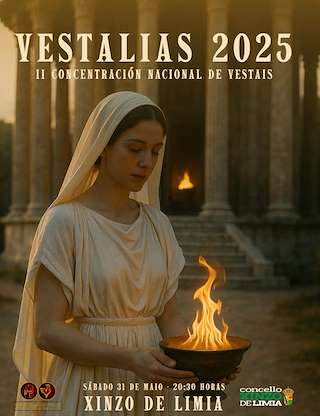 Fechas, información, programa, cartel, imágenes, mapa y ubicación de Vestalias  - II Concentración Nacional de Vestais   en  Xinzo de Limia