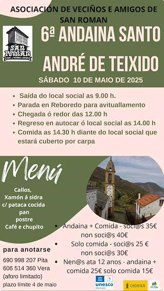 VII Andaina Santo André de Teixido  (2026) en Cedeira