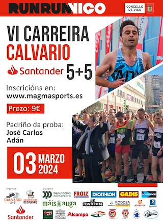 VIII Carreira Calvario 5+5 en Vigo