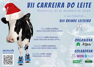 VIII Carreira do Leite (2026) en Mazaricos