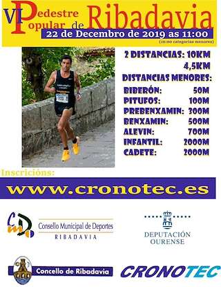 X Carreira Pedestre Popular (2025) en Ribadavia