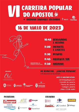 VIII Carreira Popular do Apóstolo en Laracha