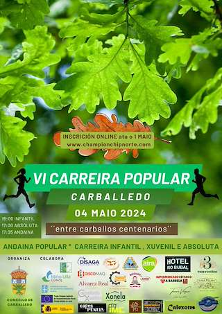 VIII Carreira Popular (2026) en Carballedo