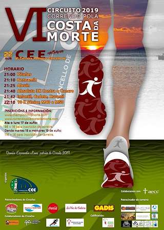 X Circuito Correndo pola Costa da Morte - X Carreira Nocturna Concello de Cee (2026)