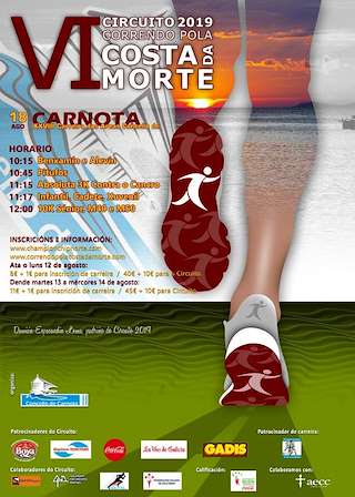 X Circuito Correndo pola Costa da Morte - XXXII Carreira das Areas en Carnota