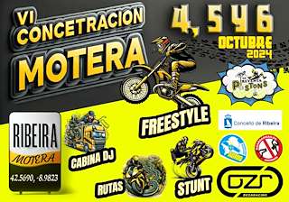 VII Concentración Motera Os ReventaPistóns en Ribeira