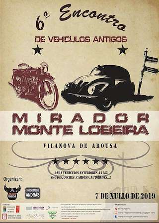 X Encontro de Vehículos Antigos de Monte Lobeira en Vilanova de Arousa