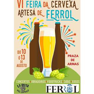 Feira da Cervexa Artesá en Ferrol