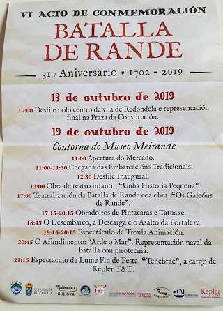 XII Festa da Conmemoración da Batalla de Rande  en Redondela