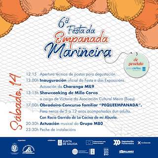 VII Festa da Empanada Mariñeira de Portonovo en Sanxenxo