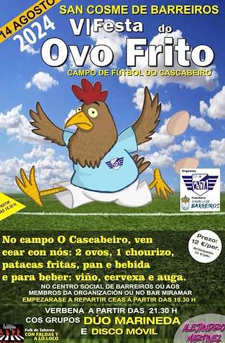 VII Festa do Ovo Frito en Barreiros