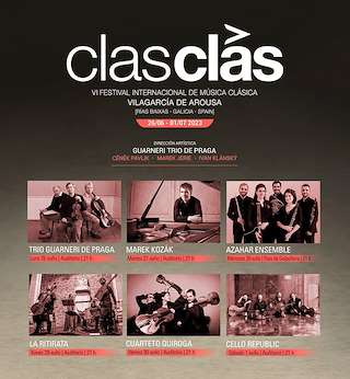 VIII Festival Internacional de Música Clásica - Clasclás en Vilagarcía de Arousa