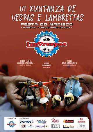 X Xuntanza de Vespas e Lambrettas en O Grove