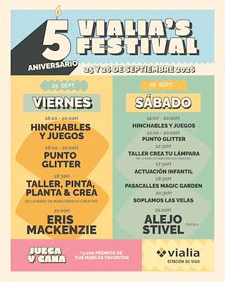 Fechas, información, programa, cartel, imágenes, mapa y ubicación de Vialia´s Festival  (2026)  en  Vigo