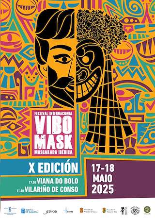 Fechas, información, programa, cartel, imágenes, mapa y ubicación de X ViboMask - Mascarada Ibérica  en  Viana do Bolo