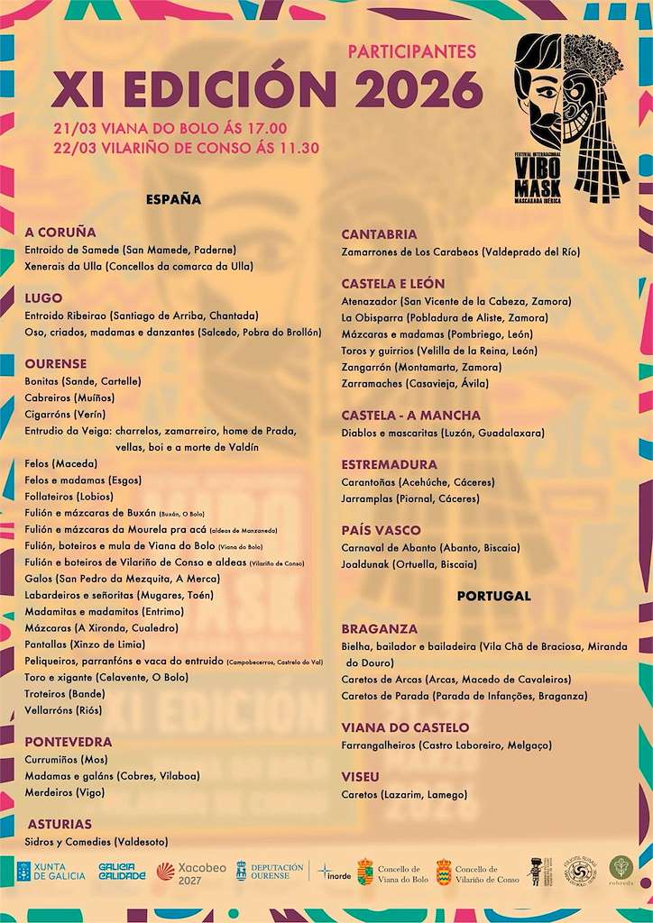 XI ViboMask - Mascarada Ibérica en Vilariño de Conso