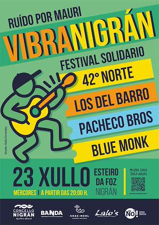 Fechas, información, programa, cartel, imágenes, mapa y ubicación de Vibra Nigrán - Ruido por Mauri