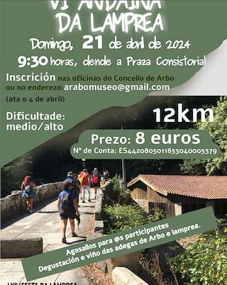 IX Andaina da Lamprea en Arbo
