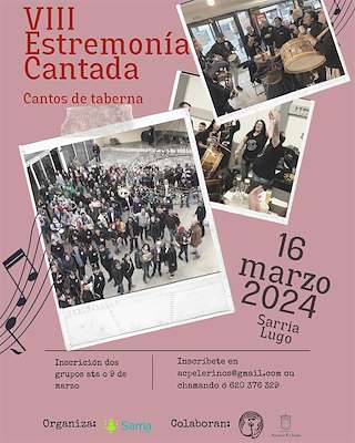IX Cantos de Taberna - Estremonía Cantada en Sarria