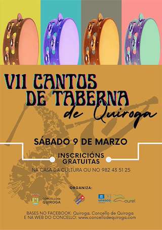 IX Cantos de Taberna (2026) en Quiroga