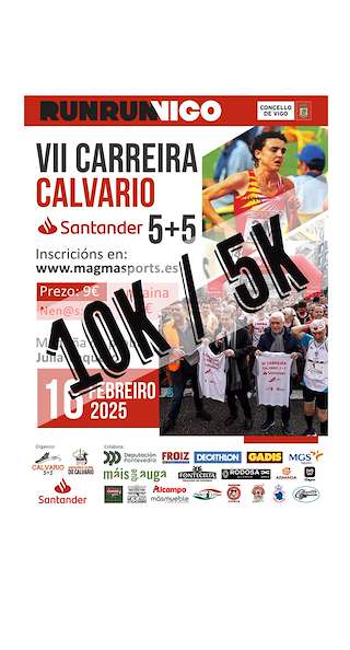 VIII Carreira Calvario 5+5 en Vigo