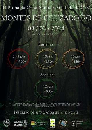 VIII Carreira de Montaña e Andaina Montes de Couzadoiro en Ortigueira