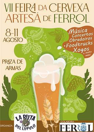 Feira da Cervexa Artesá en Ferrol